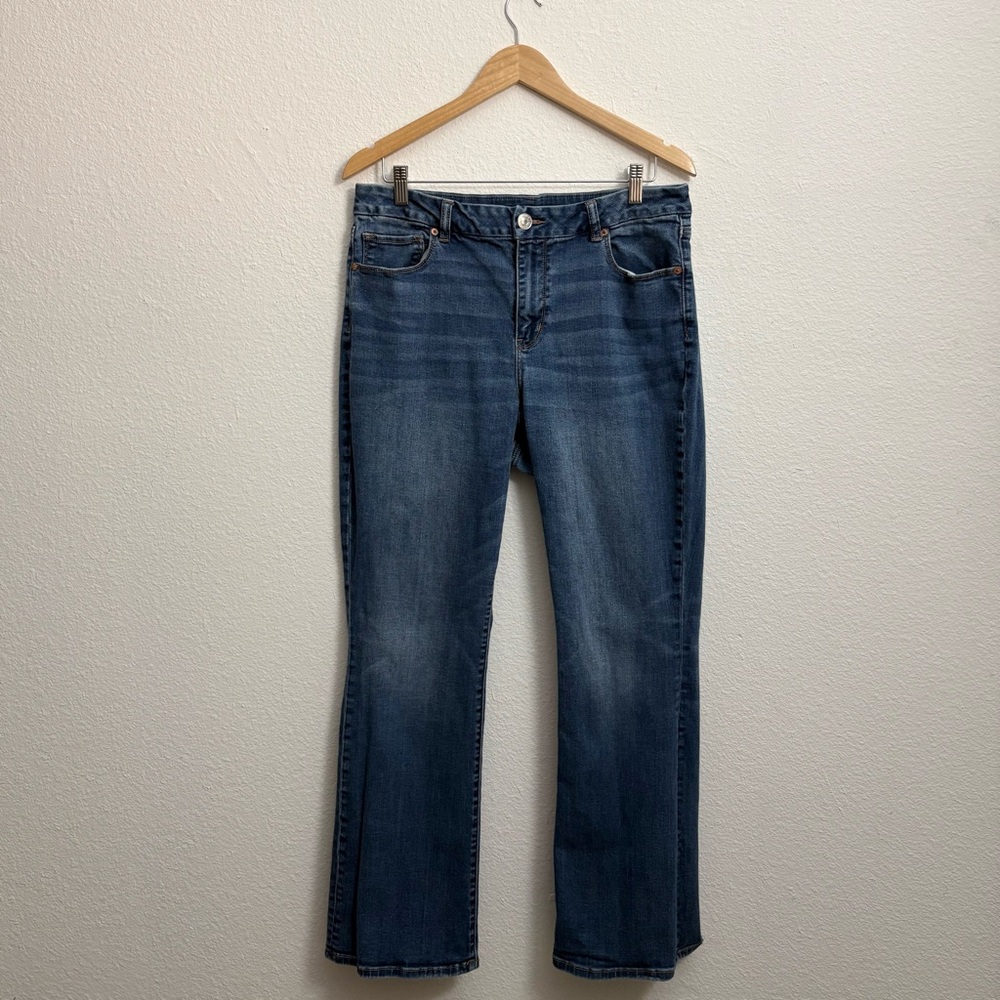 American Eagle Outfitters Curvy Skinny Kick Jeans - Blue - Picture 3 of 11